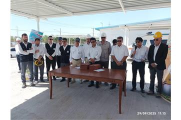 مراسم روز ایمنی وآتش نشانی در سایت الماس ماهشهر برگزار گردید.